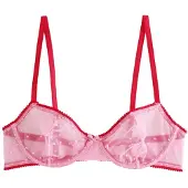 Next Soutien cor-de-rosa / vermelho