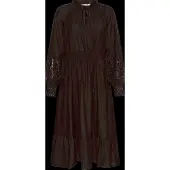 Cream Vestido preto