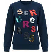 SCR. Pullover desportivo 'LELYA' azul escuro