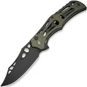 CIVIVI Biophase, Black Aluminum/OD Green Coarse G-10, Black SW