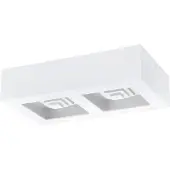 Eglo Ferreros - Candeeiro de teto LED de duas luzes em branco