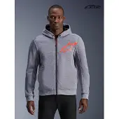 Alpinestars Camisola c. capuz moto Chrome V2 Sport Cinzento/Vermelho XL
