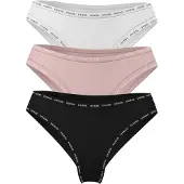 GUESS Cueca ecru / preto / branco