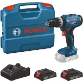 Bosch Furadeira De Impacto Gsb 18v-25 + 2 Bat 2.0 + Mal
