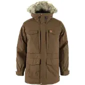 Fjällräven - Casacos - Nuuk Parka M Dark Oak para Homem - Tamanho S - Castanho