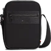 Tommy Hilfiger Mala de ombro 'Logo Mixed Texture' preto