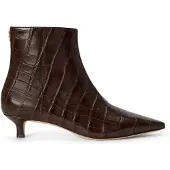 Ralph Lauren Botas pelo tornozelo castanho escuro