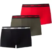 HUGO Boxers cáqui / vermelho / preto / branco