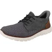 Rieker Sapato Slip-on castanho / cinzento