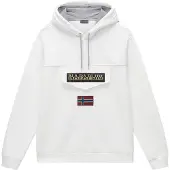 Napapijri Sweatshirt 'Burgee Wint 4' azul / vermelho / preto / branco