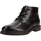 Bugatti Botas com atacadores castanho escuro