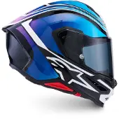 Alpinestars S-R7 Zeal Capacete Integral Azul/Preto/Branco 2XL