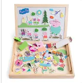 Pipsa Possu Quadro Magnético Wooden Magnetic Blackboard