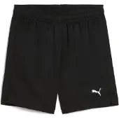 Puma Calças de desporto 'TAD ESS' preto / branco