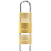 Master Lock Cadeado Com Haste Removível E Ajustável