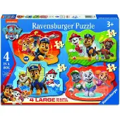 Ravensburger Quebra-cabeça De 4 Formas Patrulha Pata