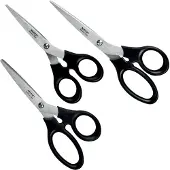 Leitz Pack de tesouras 165/185/200 mm | Pretas 3 unidades