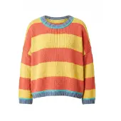 Imily Bela Pullover azul / amarelo / laranja