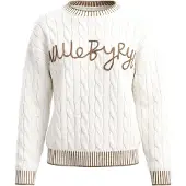 Imily Bela Pullover castanho / branco