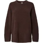 Pieces Pullover 'PCTina' castanho