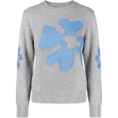 Imily Bela Pullover azul / cinzento claro
