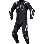Alpinestars Missile V3 Fato de couro de 2 peças Preto/Branco 54