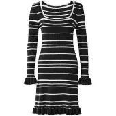 Imily Bela Vestido de malha preto