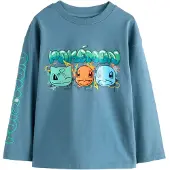 Next Camisola 'Pokémon' turquesa / aqua / azul pombo / laranja