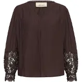 Cream Blusa 'Tina' mocha