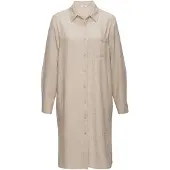 Buffalo Vestidos camiseiros bege mosqueado