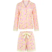 Imily Bela Pijama mistura de cores / rosa claro