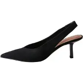 Next Sapatos abertos atrás preto