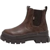 Buffalo Botas chelsea 'Aspha' castanho escuro
