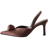 Next Sapatos abertos atrás 'Forever Comfort' chocolate