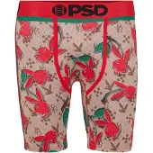 PSD Boxers 'Playboy' bege / verde / vermelho / preto
