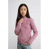 Desigual , Suéter estrela com zíper, Infantil, AlgodÃO, Vermelho, 5/6