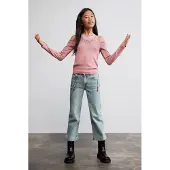 Desigual , Camiseta com alças em corrente, Infantil, AlgodÃO, Vermelho, 11/12