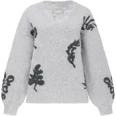 Usha Pullover cinzento claro / preto