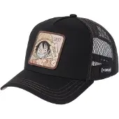 Capslab Boné 'Gorra negra luffy wan3b trucker cap' preto