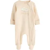 Next Pijama bege / bege claro / cinzento / branco