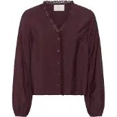 Kaffe Blusa 'KASollie' borgonha