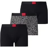 HUGO Boxers 'GALAXY' cinzento / vermelho / preto