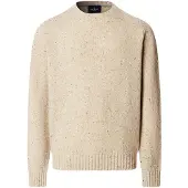 Hackett para homem. HM7000253 Suéter Donegal bege (M), Casual, Lã, Clássico