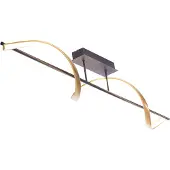 Q-SMART-HOME Candeeiro de teto Paul Neuhaus Q-Swing antracite/latão