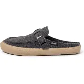 Nuvola. Pantufa 'Zueco Clay' cinzento escuro