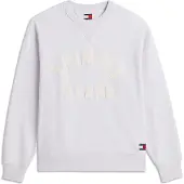 Tommy Hilfiger Sweatshirt 'NEW CLASSIC' bege claro / cinzento claro