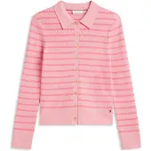 Tommy Hilfiger Casaco de malha amora / rosa escurecido