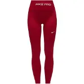 Nike Calças de desporto 'Pro' vermelho vinho / branco