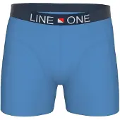 Line One Boxers 'Herren Boxershorts aus Baumwolle' azul céu
