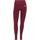Adidas Calças de desporto 'Optimé Essentials' vermelho vinho / branco